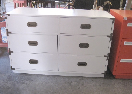 Chest with brass detail