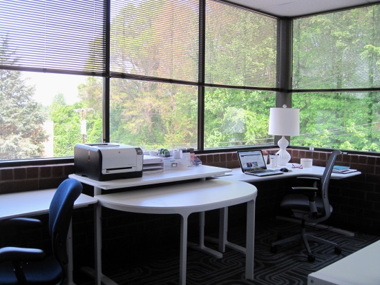 Since I am the CEO, I decided to give myself the corner office.